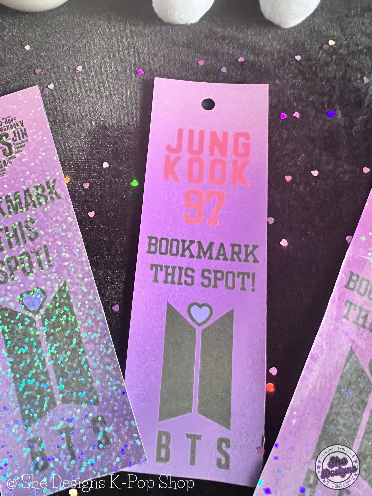 BTS BOOKMARKS: BOOKMARK THIS SPOT! GREAT ARMY GIFT OR FREEBIE!