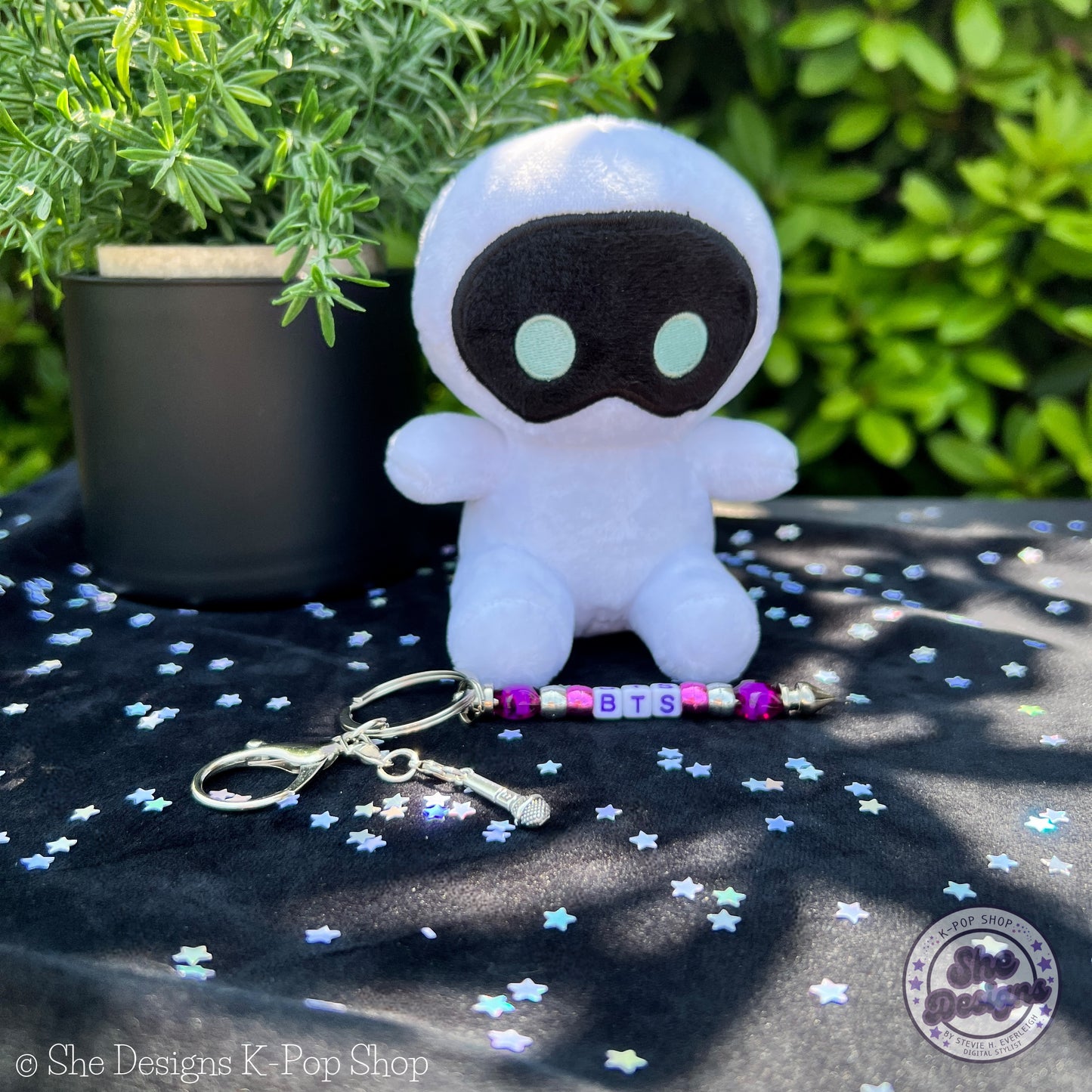 BTS KEYCHAIN: THE PURPLE IN MY STARS