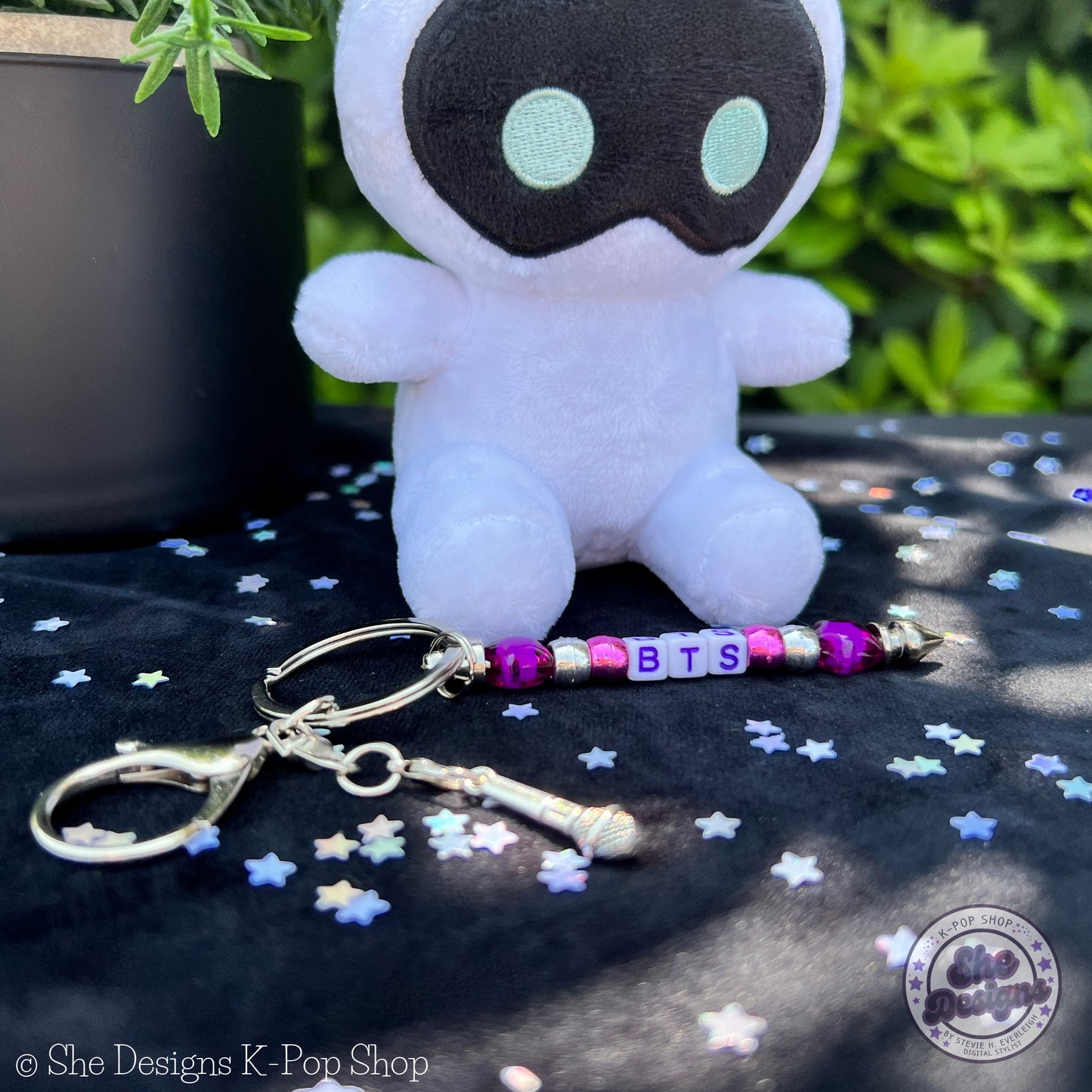 BTS KEYCHAIN: THE PURPLE IN MY STARS