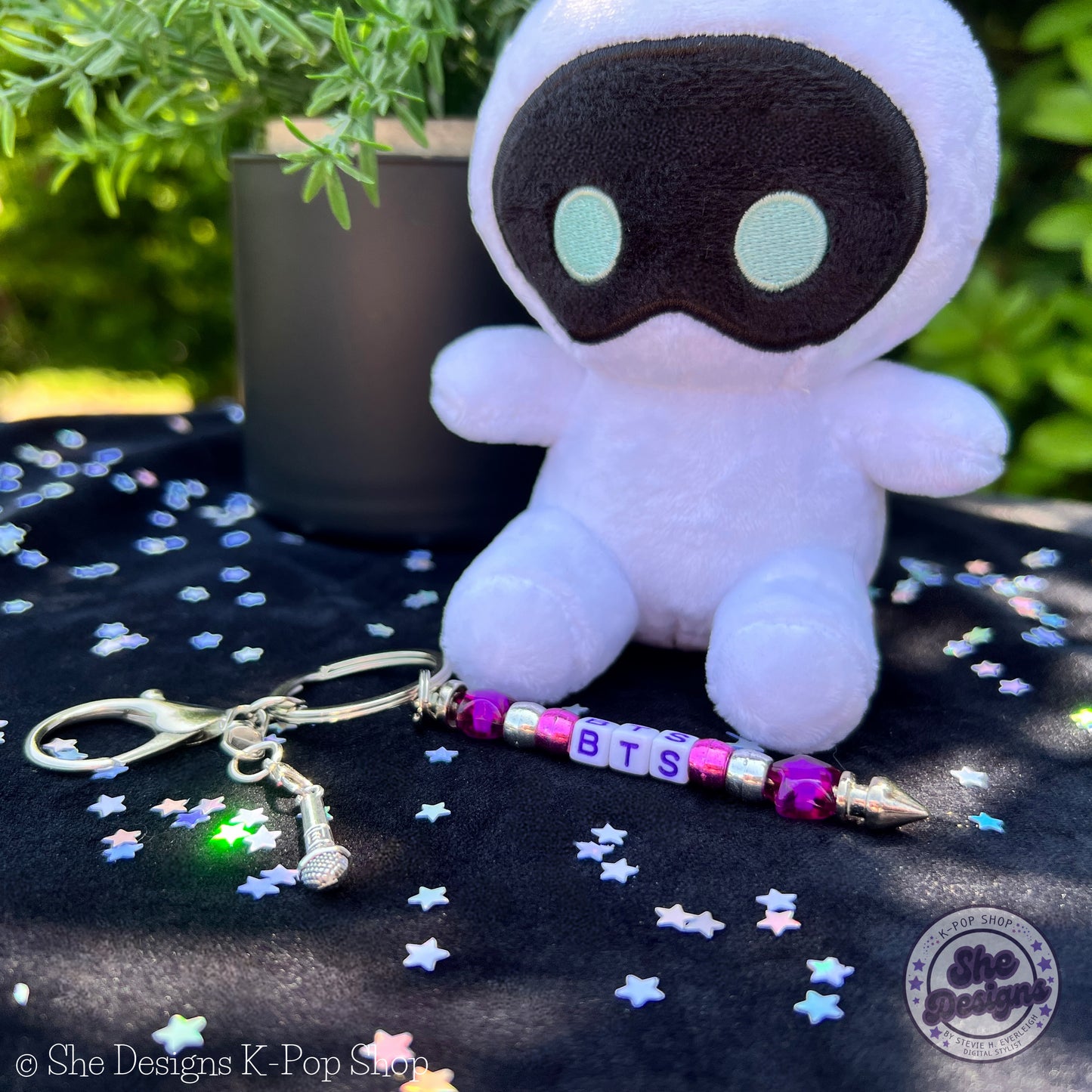 BTS KEYCHAIN: THE PURPLE IN MY STARS