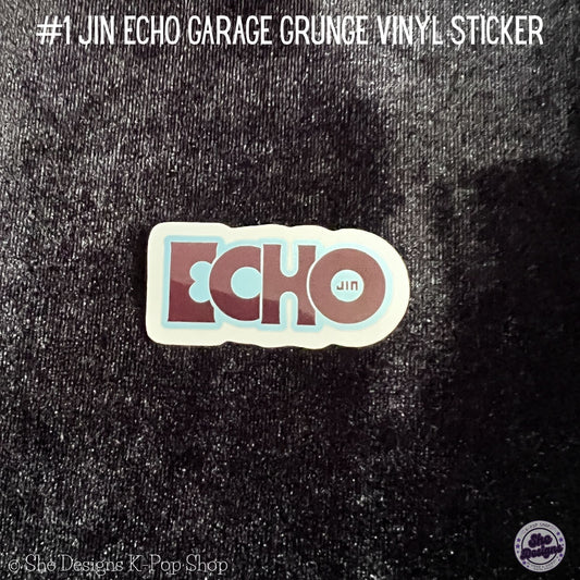 JIN ECHO WORLD TOUR: GARAGE GRUNGE STICKERS