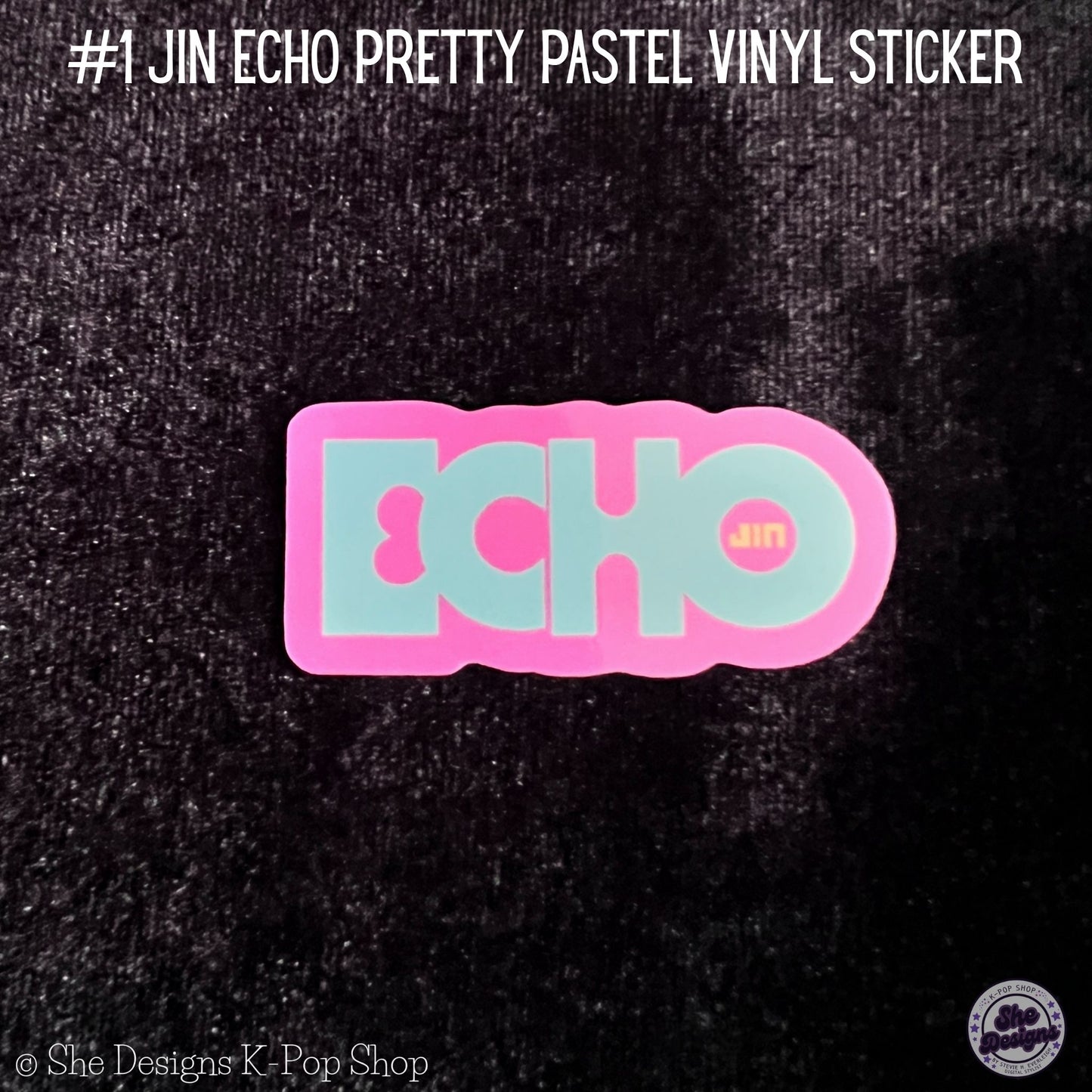 JIN ECHO WORLD TOUR: PRETTY PASTELS STICKERS