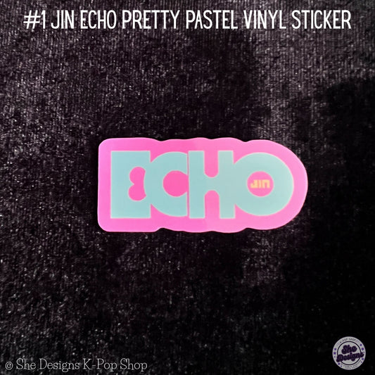 JIN ECHO WORLD TOUR: PRETTY PASTELS STICKERS