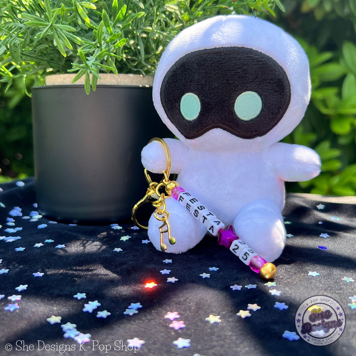 BTS FESTA 2025 KEYCHAIN: PURPLE PARTY FESTA