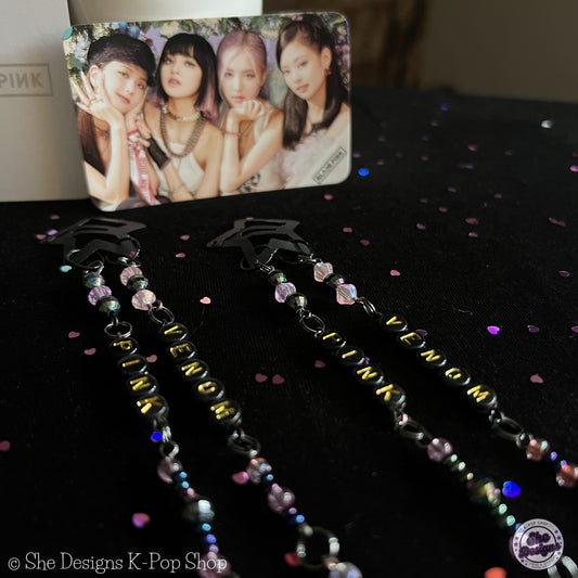 BLACKPINK STAR HAIR CLIPS: PINK VENOM