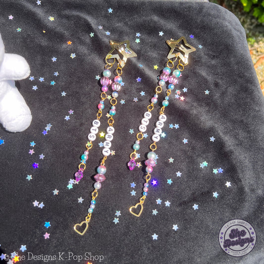 BTS ARMY Beaded Hair Clips Barrettes: BTS ARMY & Proud!