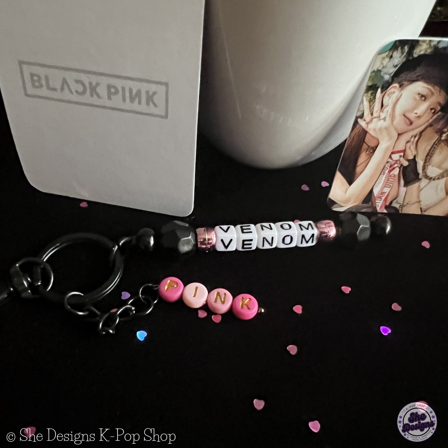 BLACKPINK KEYCHAIN: PINK VENOM!