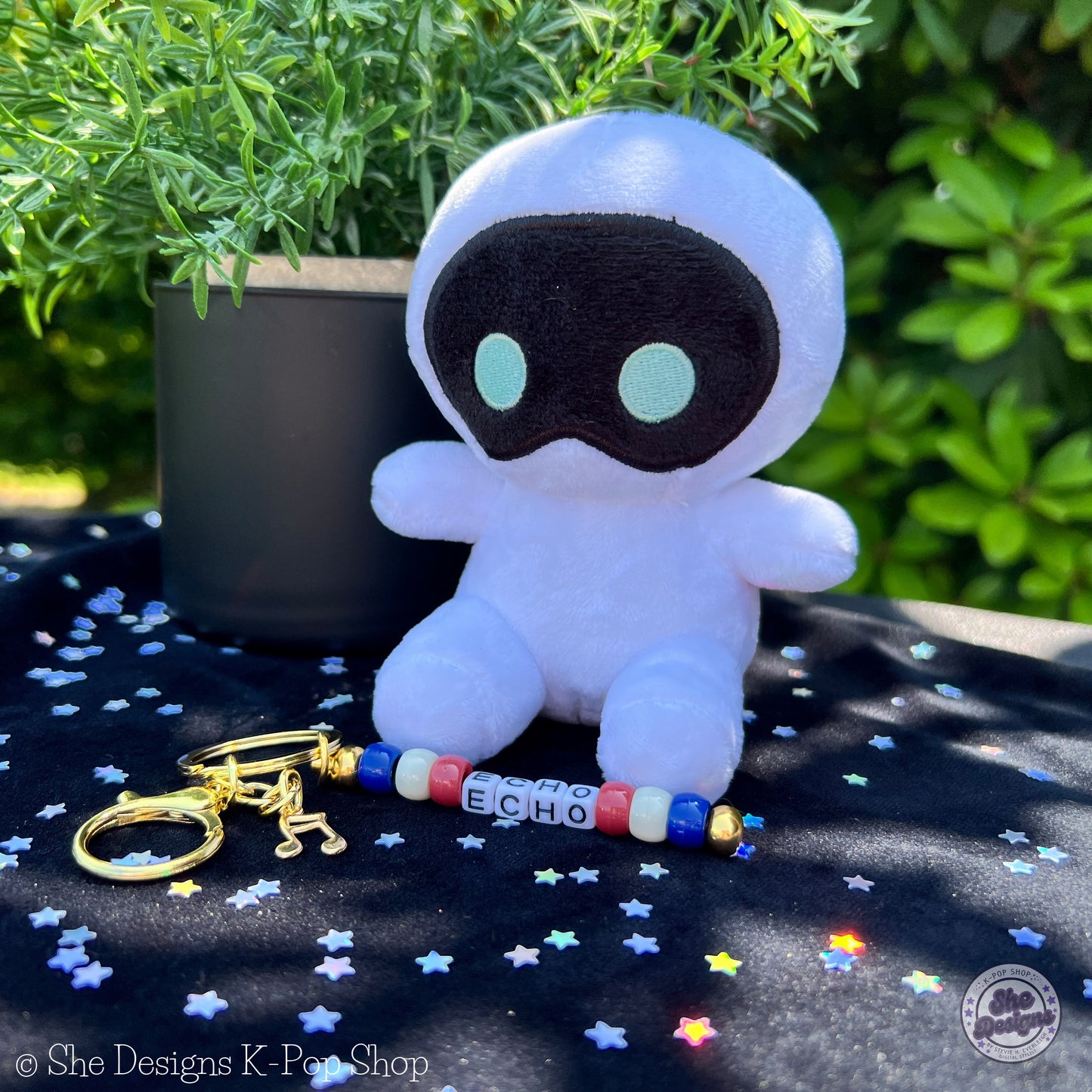 Jin Echo World Tour Keychain Set: Garage Grunge Edition