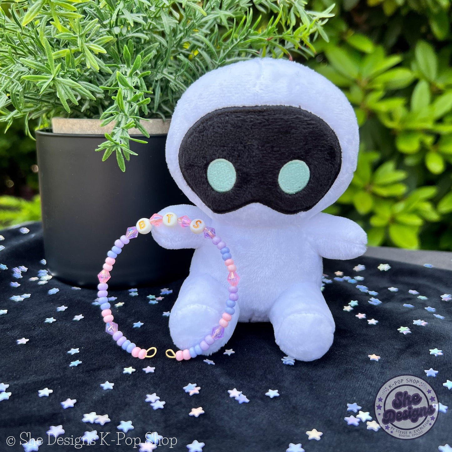 BTS Inspired Memory Wire Bracelet: Pink & Purple Haze