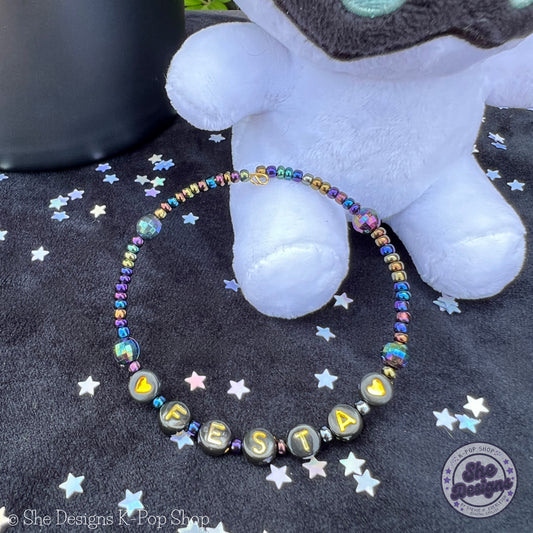 BTS Festa Memory Wire Bracelet