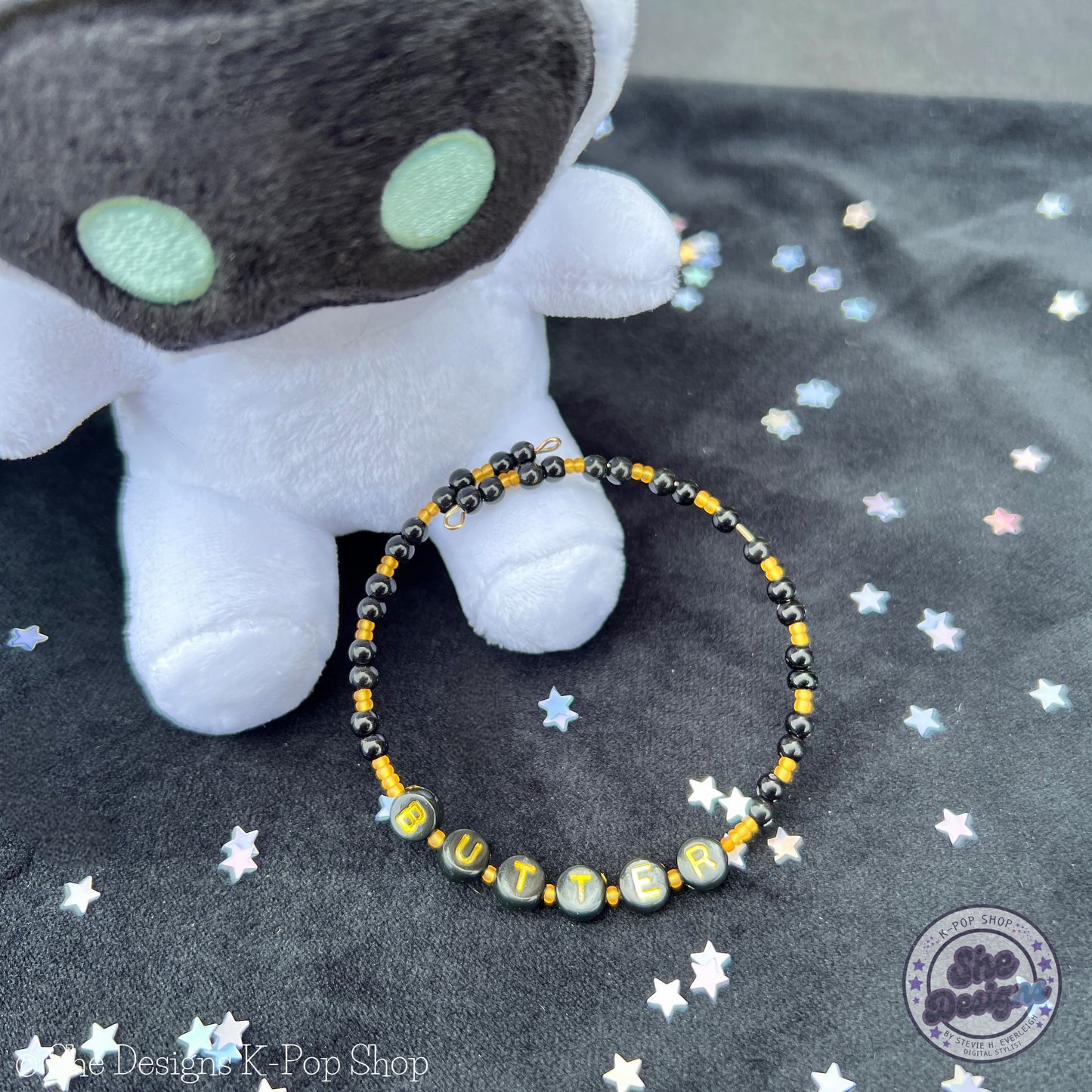 BTS Butter Collection: Rock With Me, Butter Memory Wire Bracelet