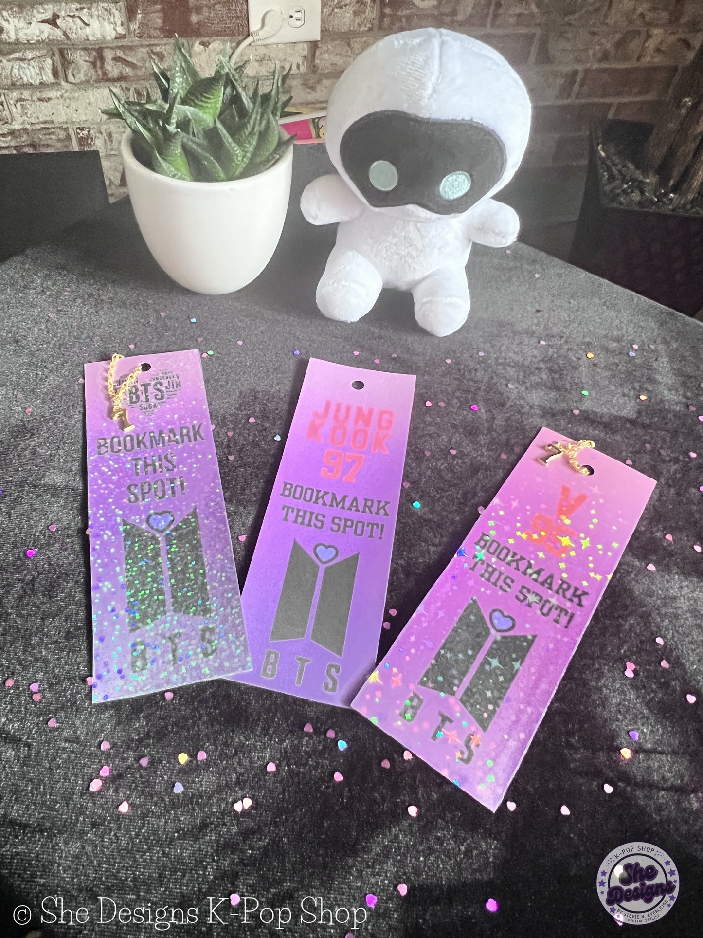 BTS BOOKMARKS: BOOKMARK THIS SPOT! GREAT ARMY GIFT OR FREEBIE!