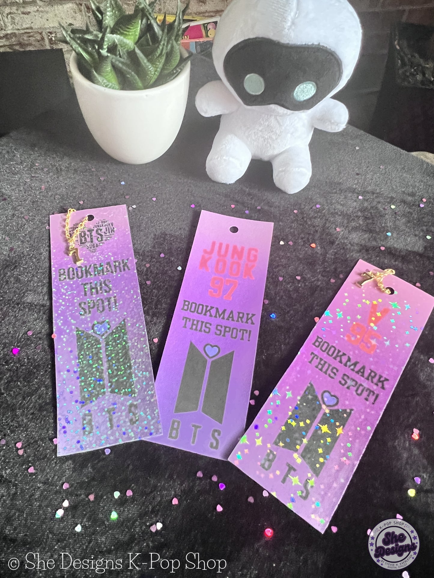 BTS BOOKMARKS: BOOKMARK THIS SPOT! GREAT ARMY GIFT OR FREEBIE!