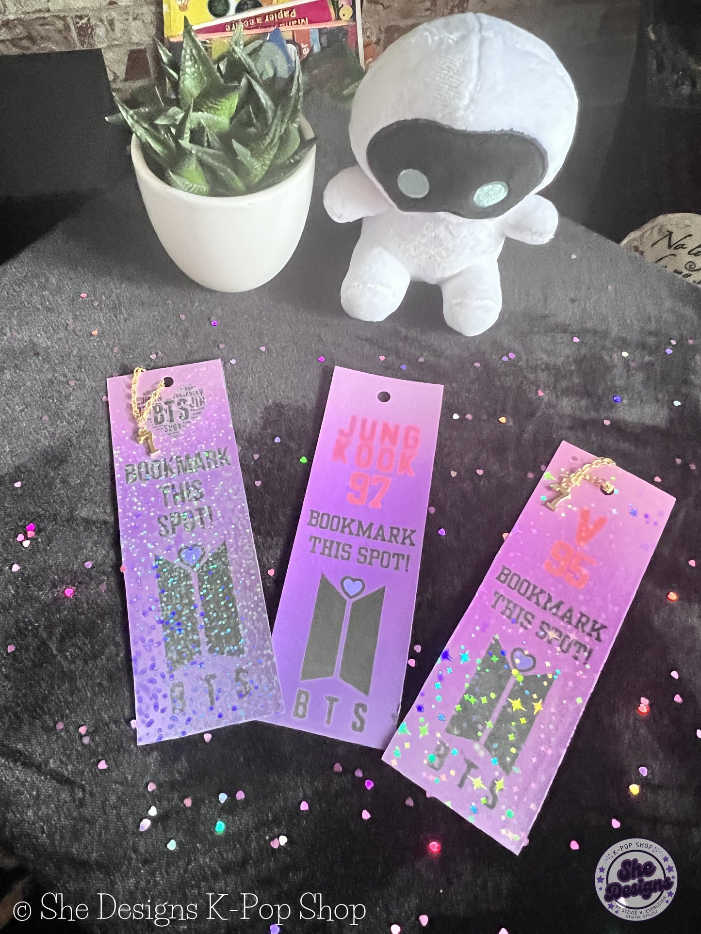 BTS BOOKMARKS: BOOKMARK THIS SPOT! GREAT ARMY GIFT OR FREEBIE!