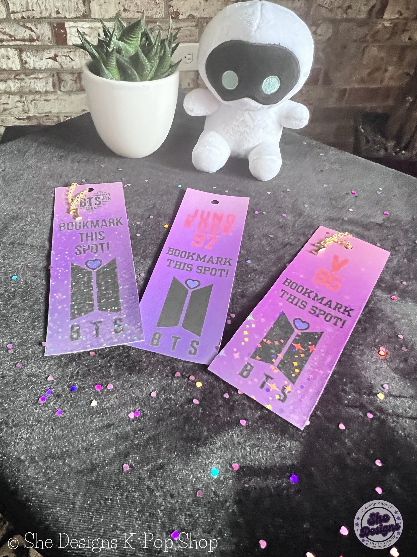 BTS BOOKMARKS: BOOKMARK THIS SPOT! GREAT ARMY GIFT OR FREEBIE!