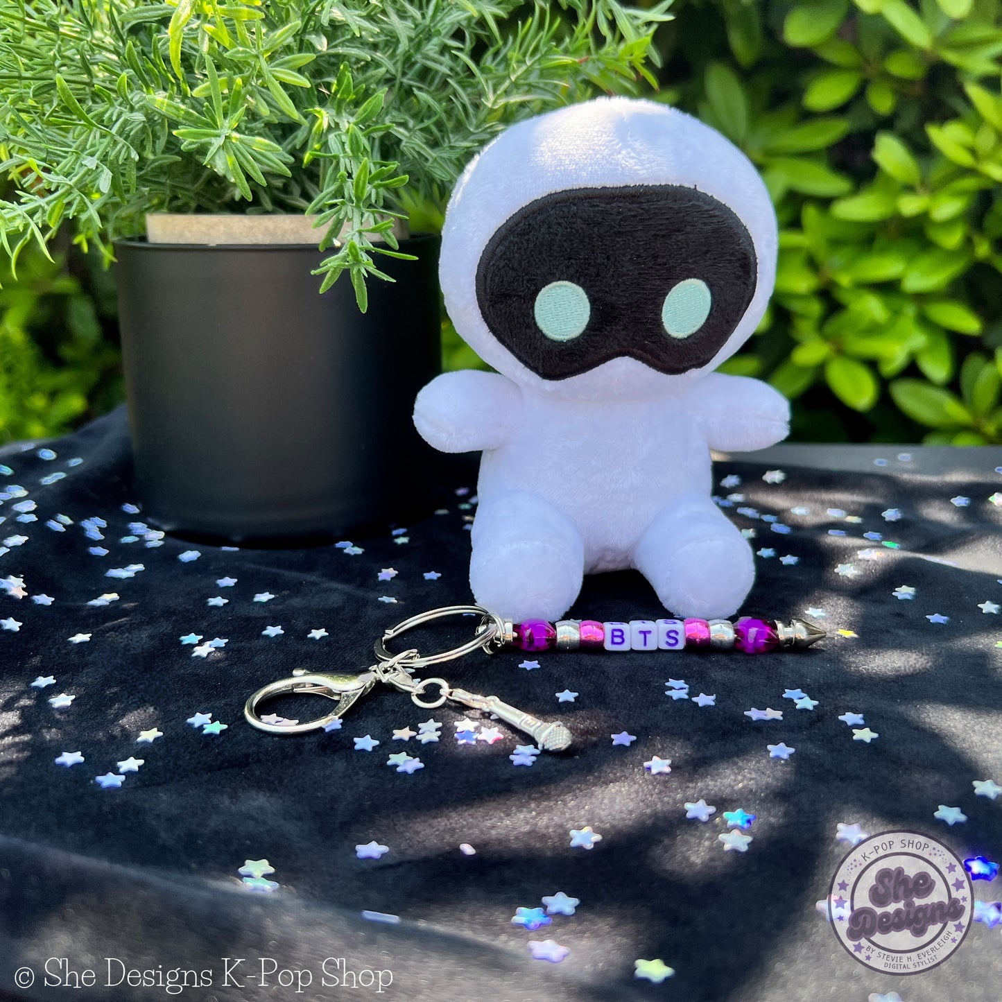 BTS KEYCHAIN: THE PURPLE IN MY STARS
