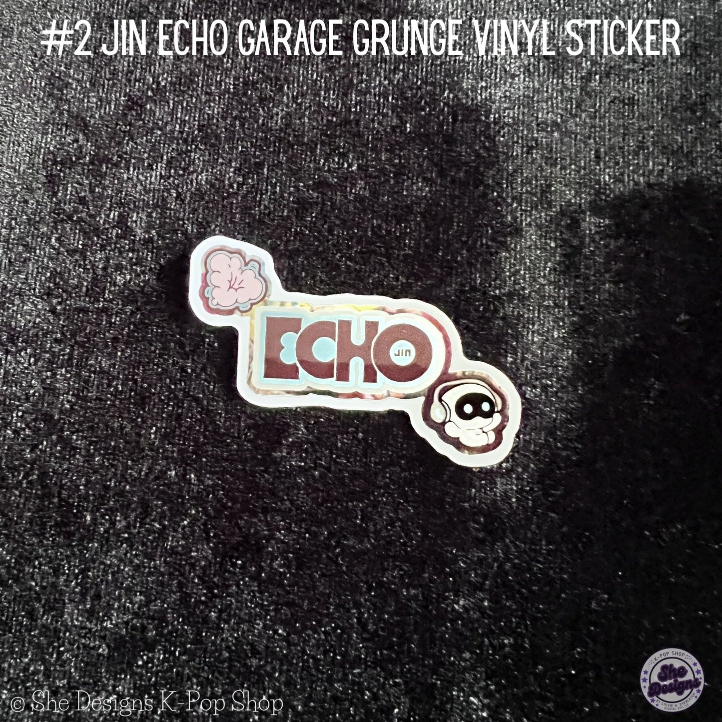 JIN ECHO WORLD TOUR: GARAGE GRUNGE STICKERS
