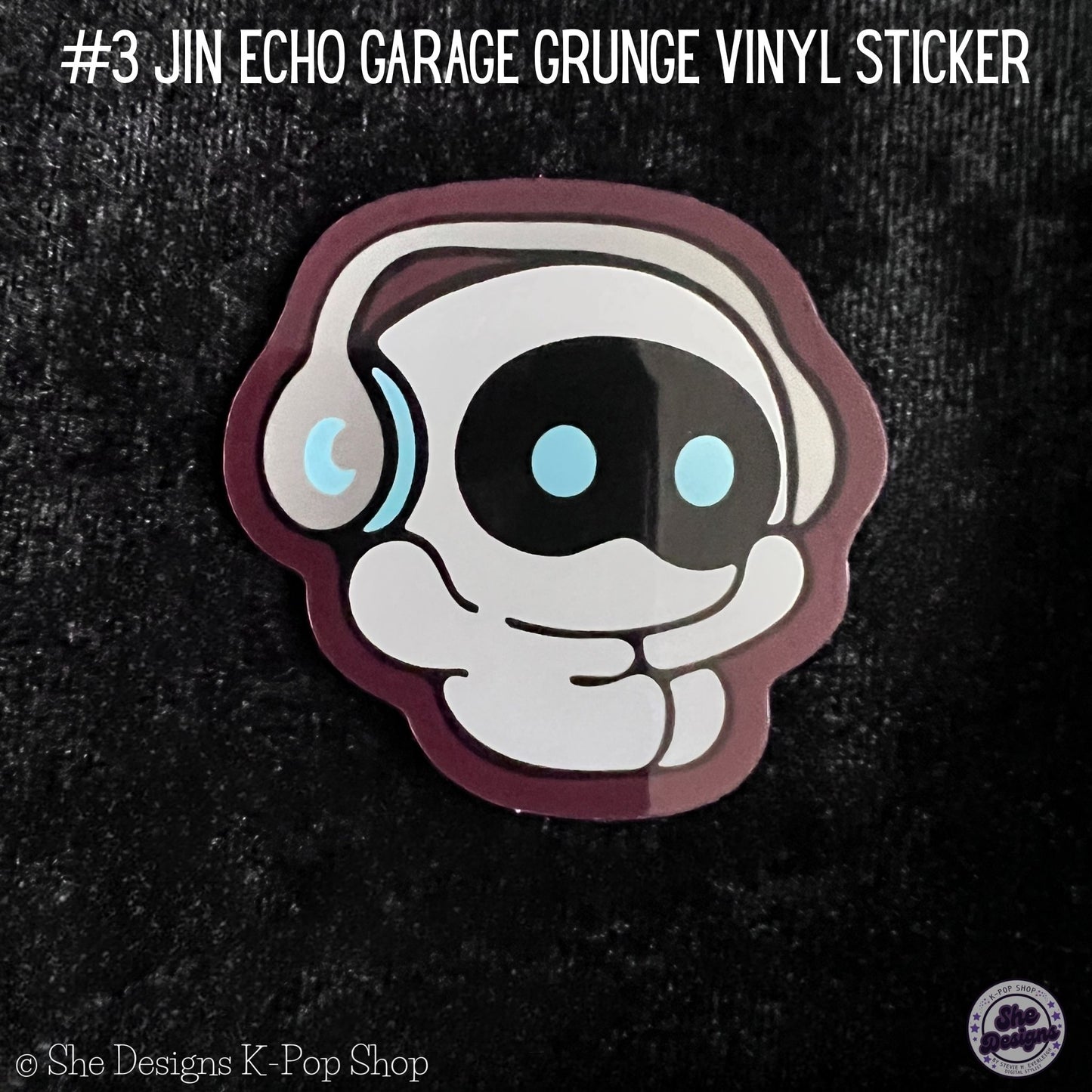 JIN ECHO WORLD TOUR: GARAGE GRUNGE STICKERS