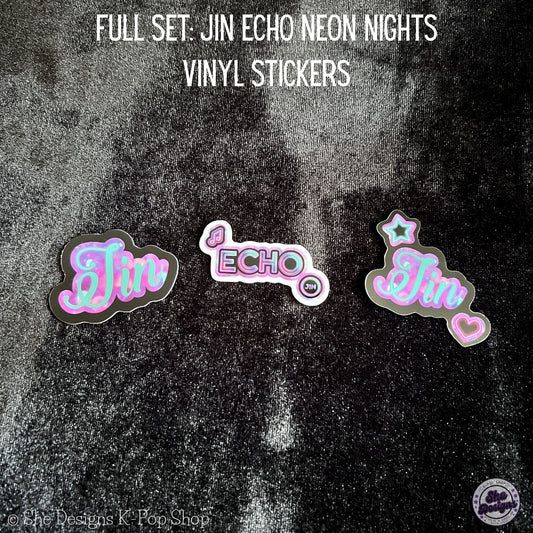JIN ECHO WORLD TOUR: NEON NIGHTS STICKERS