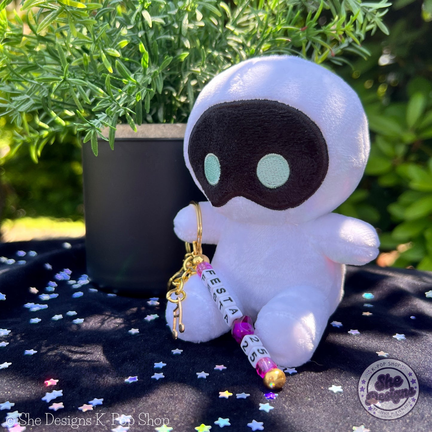 BTS FESTA 2025 KEYCHAIN: PURPLE PARTY FESTA