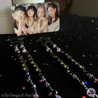 BLACKPINK STAR HAIR CLIPS: PINK VENOM