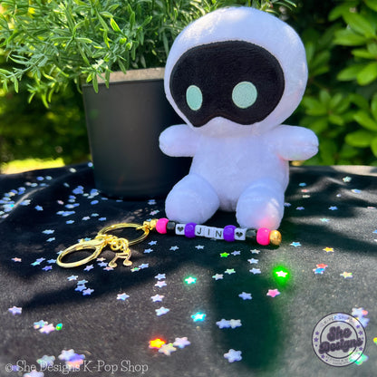 BTS JIN KEYCHAIN: JIN GLAMMIN' IT!