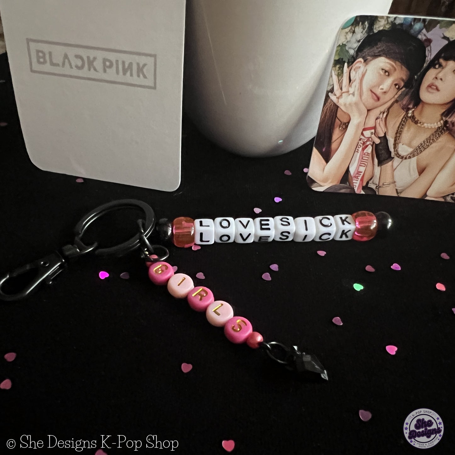 BLACKPINK KEYCHAIN: LOVESICK GIRLS!