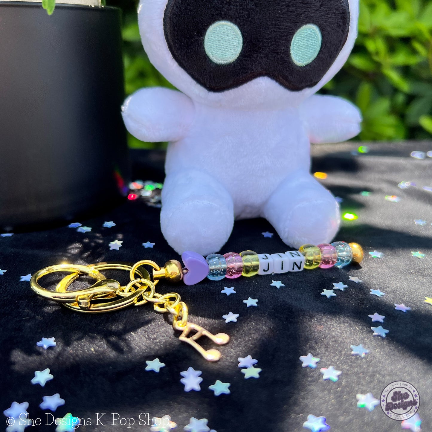 Jin Echo World Tour Keychain Set: Pastel Party Edition 1