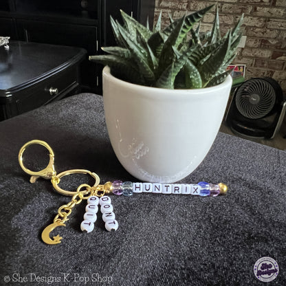 K-POP DEMON HUNTERS: HUNTRIX DON'T QUIT KEYCHAIN