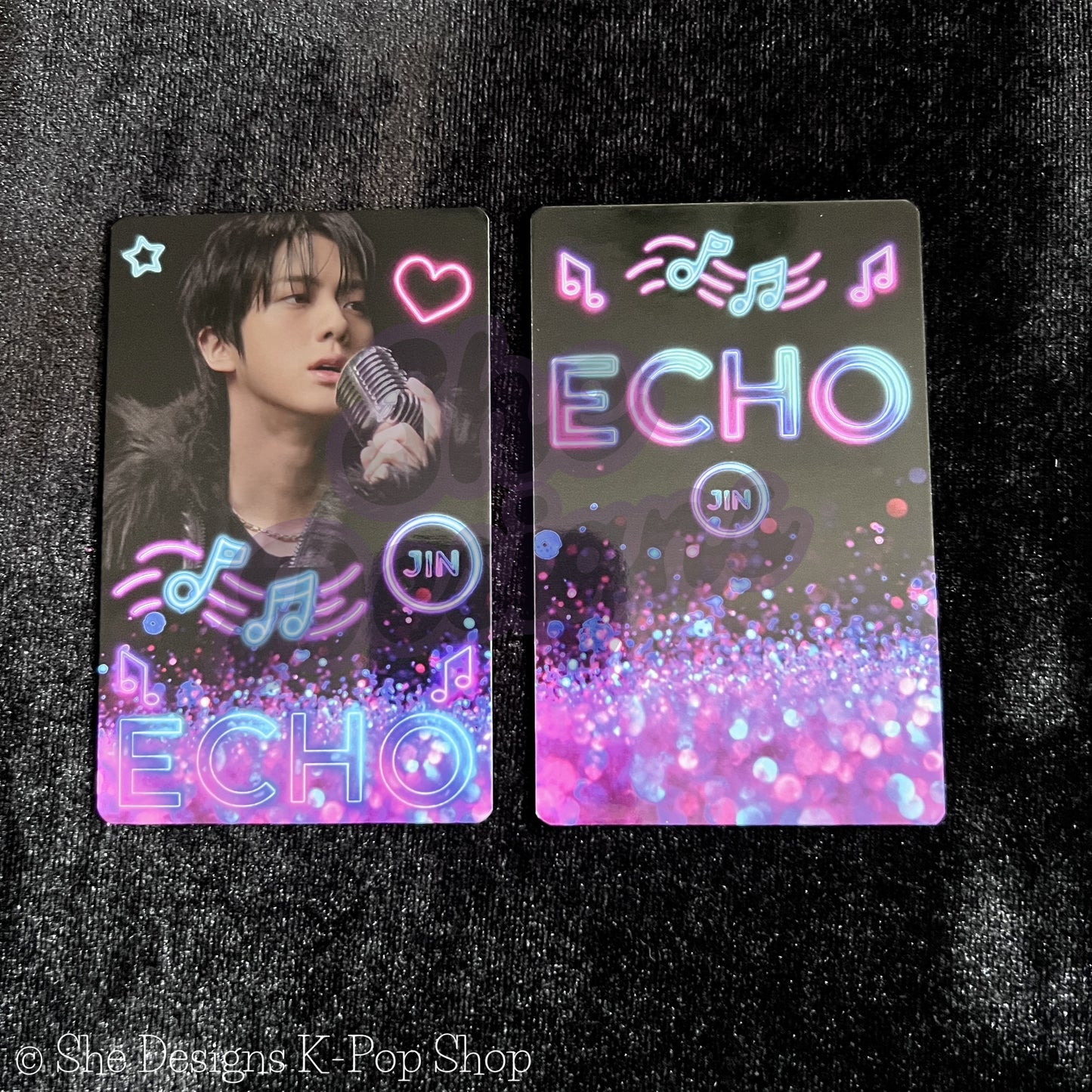 JIN ECHO WORLD TOUR: NEON NIGHTS COLLECTION LOMO CARD SET