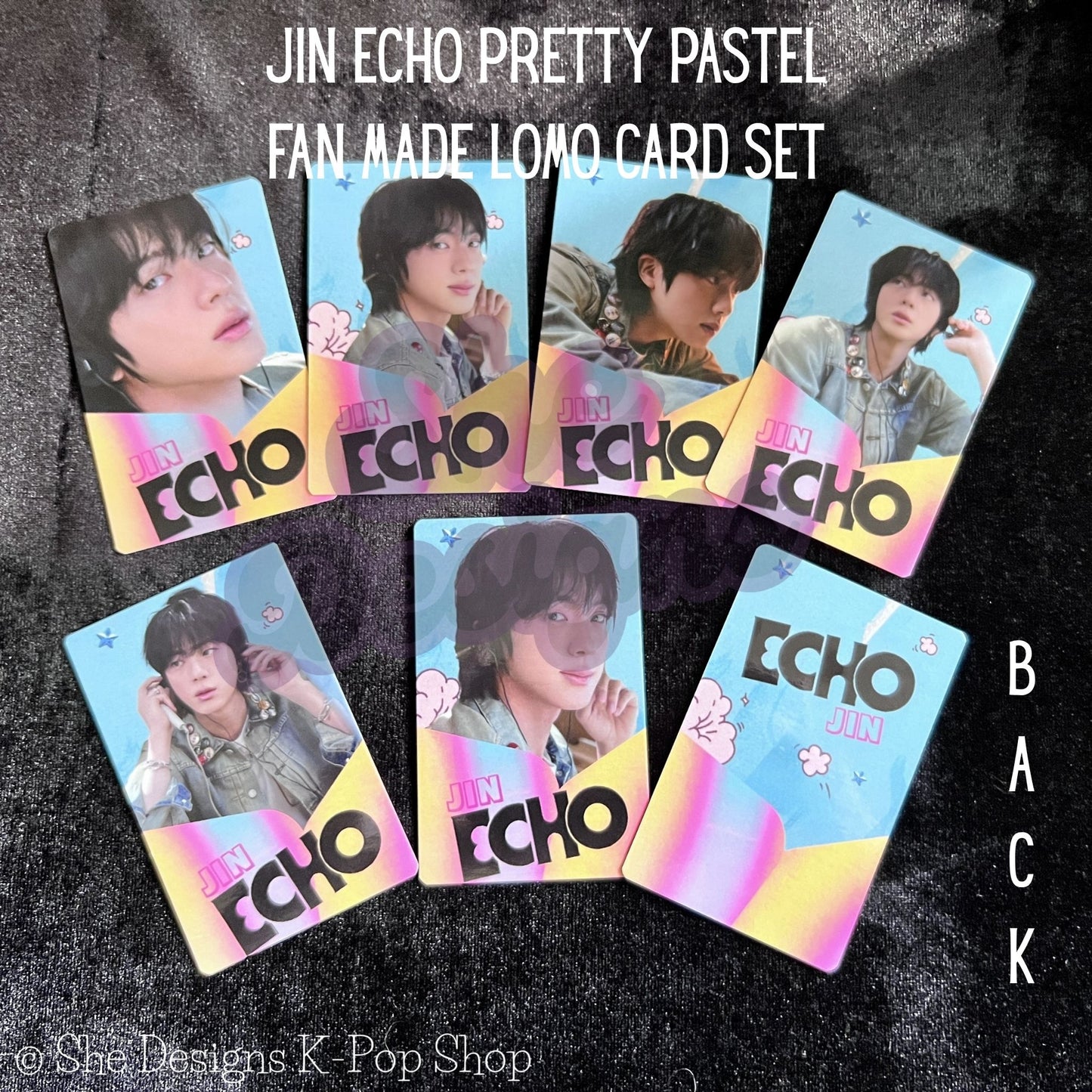 JIN ECHO WORLD TOUR: PRETTY PASTELS COLLECTION LOMO CARD SET
