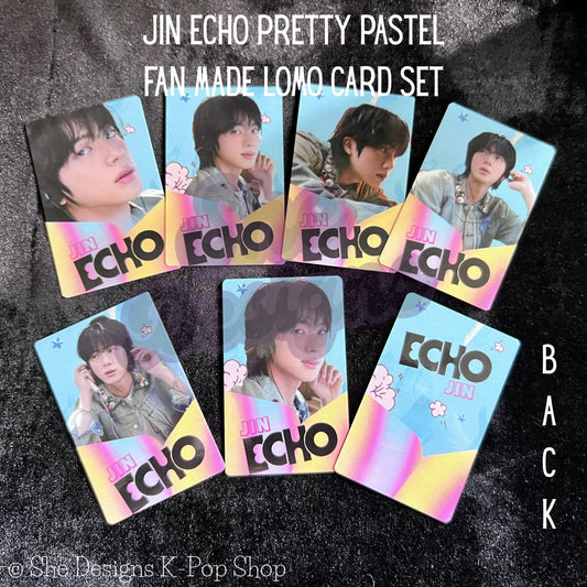 JIN ECHO WORLD TOUR: PRETTY PASTELS COLLECTION LOMO CARD SET