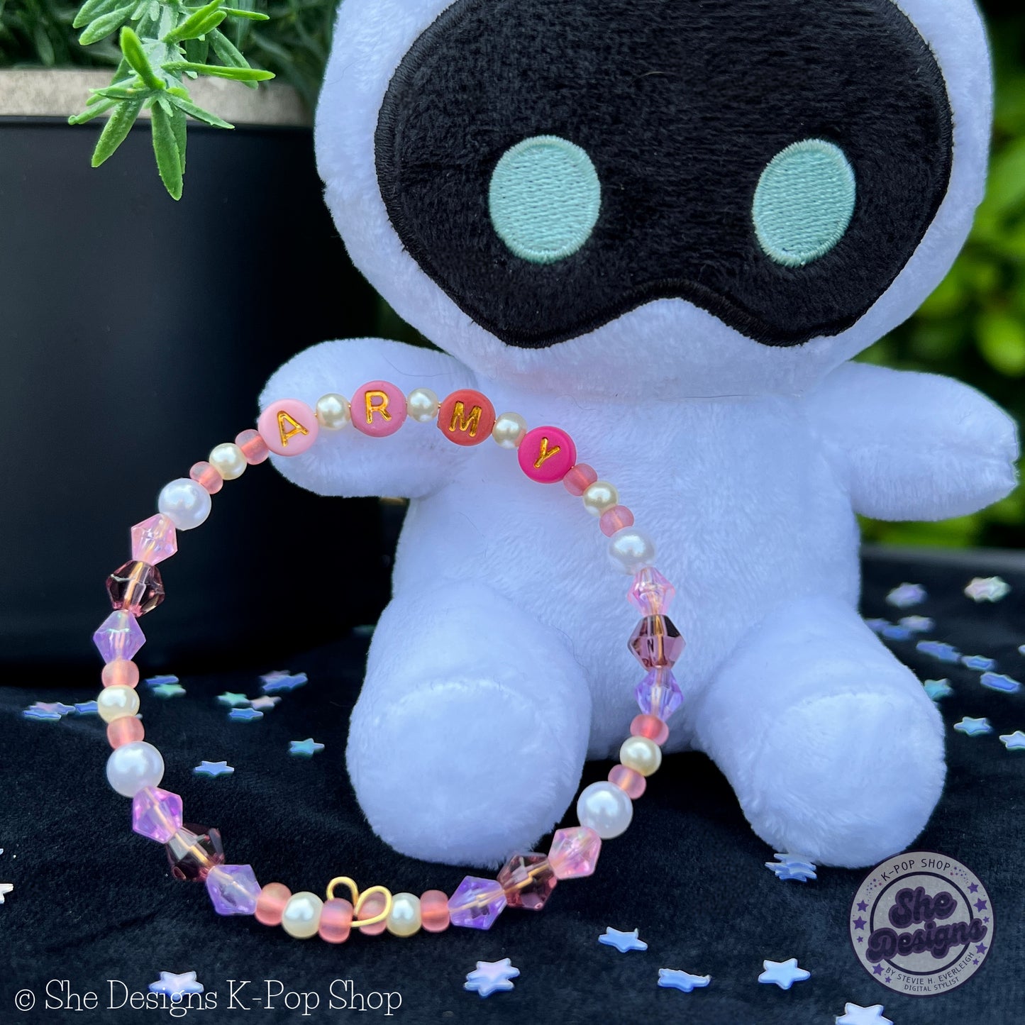 BTS ARMY Inspired Memory Wire Bracelet: Seoul Sunset