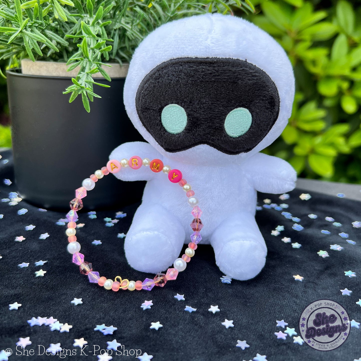 BTS ARMY Inspired Memory Wire Bracelet: Seoul Sunset