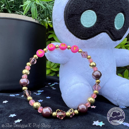 BTS ARMY Inspired Memory Wire Bracelet: Hanbok Heaven