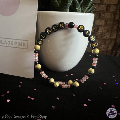 BLACKPINK MEMORY WIRE BRACELET: THINK PINK!