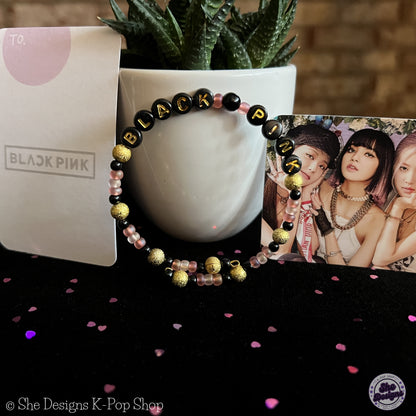 BLACKPINK MEMORY WIRE BRACELET: THINK PINK!