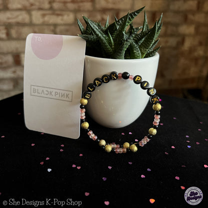 BLACKPINK MEMORY WIRE BRACELET: THINK PINK!