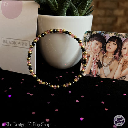 BLACKPINK MEMORY WIRE BRACELET: BLINK WINK