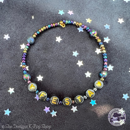 BTS Festa Memory Wire Bracelet