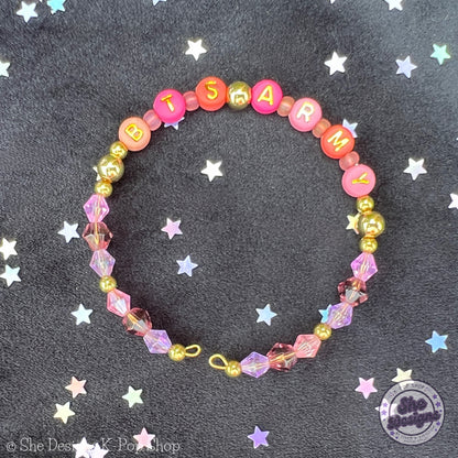 BTS ARMY Inspired Memory Wire Bracelet: Seoul Sunset