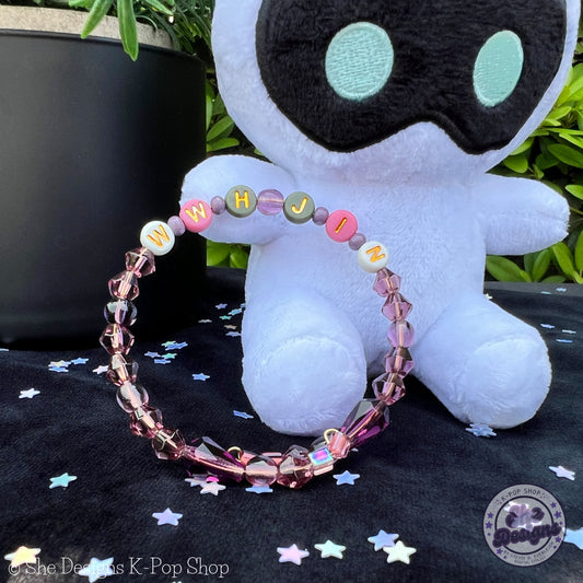 BTS Inspired Memory Wire Bracelet: World Wide Handsome