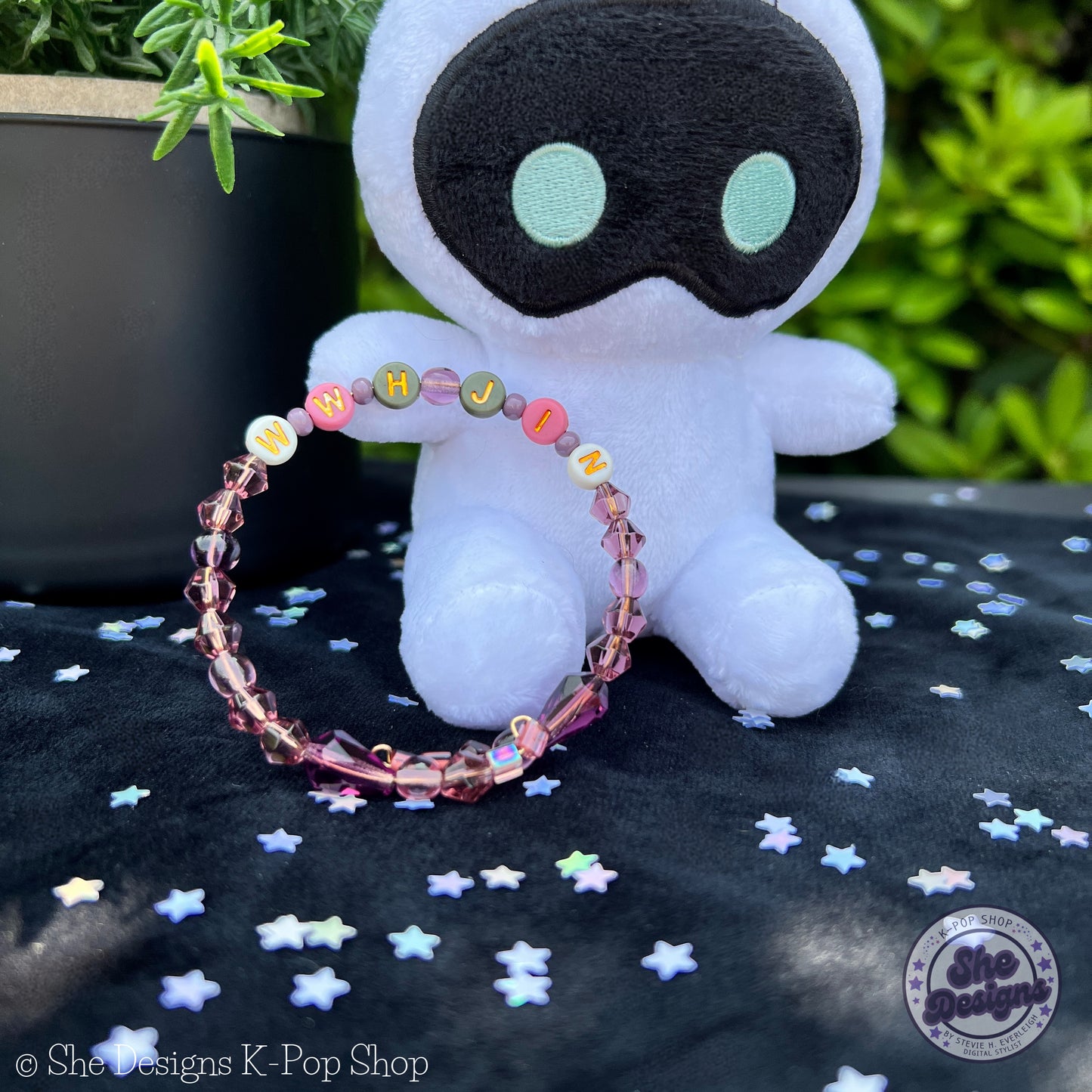 BTS Inspired Memory Wire Bracelet: World Wide Handsome