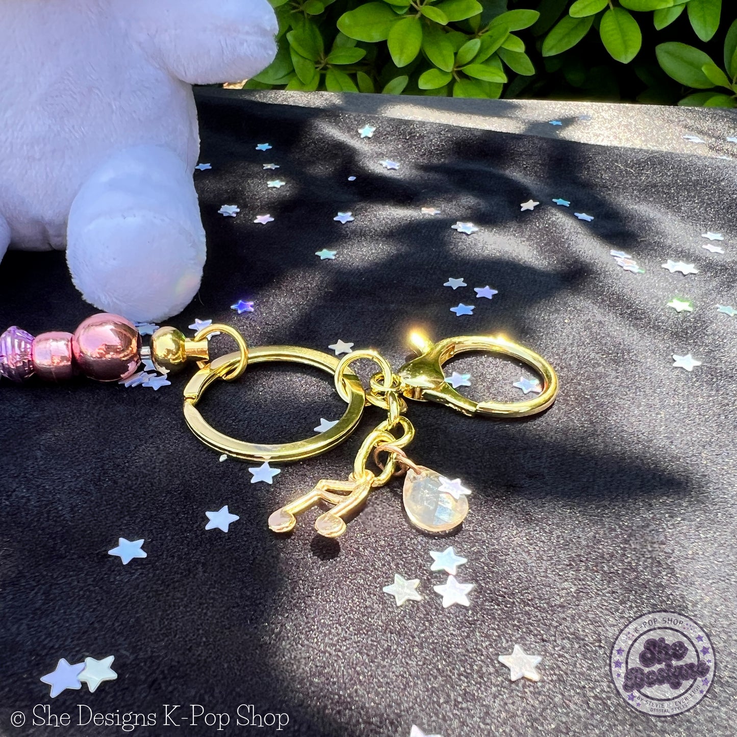 BTS RM KEYCHAIN: REAL GUYS WEAR PINK!